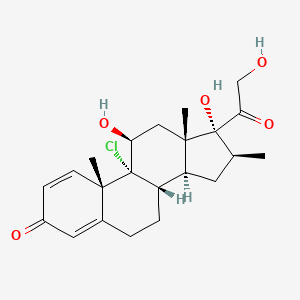 Chemical structure for BECLOMETHASONE