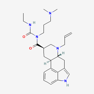 Chemical structure for CABERGOLINE