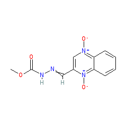 Chemical structure for CARBADOX