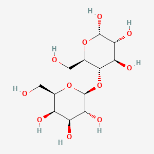 Chemical structure for .ALPHA.-LACTOSE