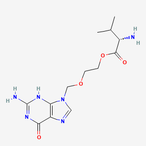 Chemical structure for VALACYCLOVIR
