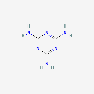 Chemical structure for MELAMINE