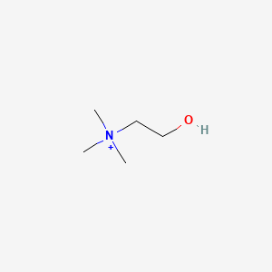 Chemical structure for CHOLINE