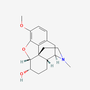 Chemical structure for DIHYDROCODEINE