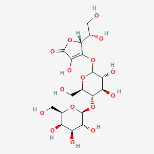 Chemical structure for ASCORBYL LACTOSIDE