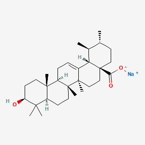 Chemical structure for SODIUM URSOLATE