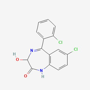 Chemical structure for LORAZEPAM