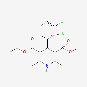 Chemical structure for FELODIPINE