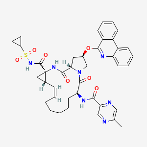 Chemical structure for PARITAPREVIR