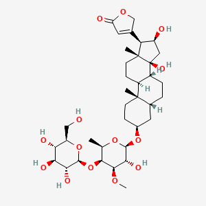 Chemical structure for DIGITALIN