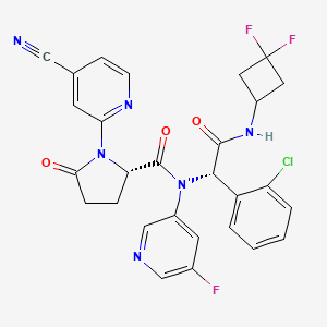 Chemical structure for IVOSIDENIB