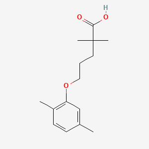 Chemical structure for GEMFIBROZIL