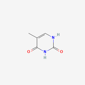 Chemical structure for THYMINE