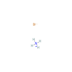 Chemical structure for AMMONIUM BROMIDE