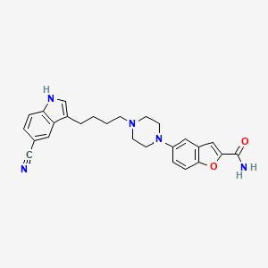 Chemical structure for VILAZODONE