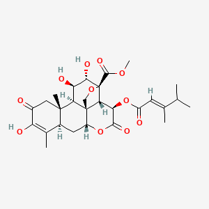 Chemical structure for BRUCEANTIN