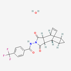 Chemical structure for TECOVIRIMAT MONOHYDRATE