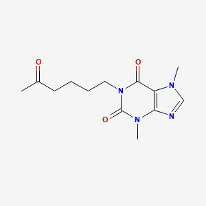 Chemical structure for PENTOXIFYLLINE