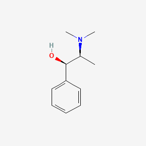 Chemical structure for METHYLEPHEDRINE, (+/-)-