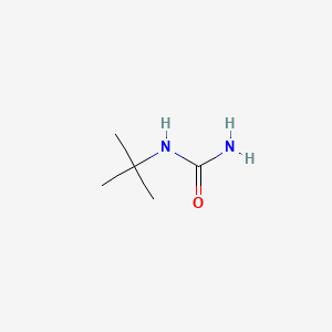 Chemical structure for (1,1-DIMETHYLETHYL)UREA