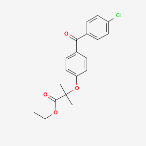 Chemical structure for FENOFIBRATE