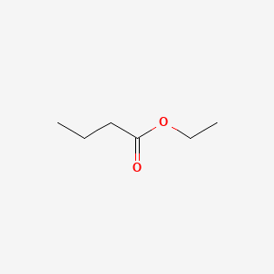 Chemical structure for ETHYL BUTYRATE