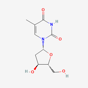 Chemical structure for THYMIDINE