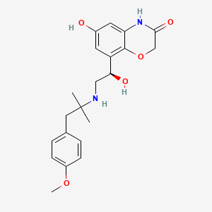Chemical structure for OLODATEROL
