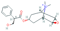 Chemical structure for METHSCOPOLAMINE