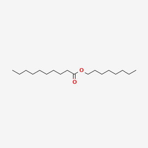 Chemical structure for OCTYL CAPRATE