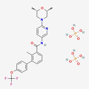 Chemical structure for SONIDEGIB PHOSPHATE