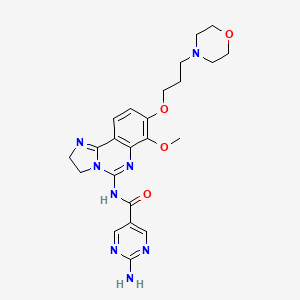 Chemical structure for COPANLISIB