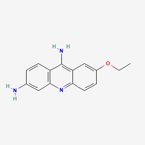 Chemical structure for ETHACRIDINE