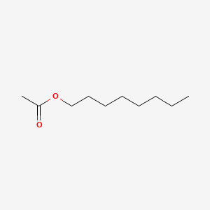 Chemical structure for OCTYL ACETATE