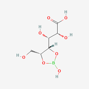 Chemical structure for BORON GLUCONATE