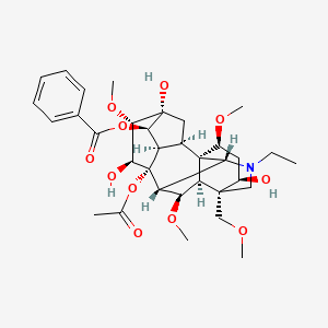 Chemical structure for ACONITINE