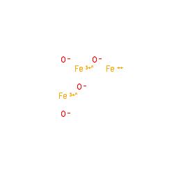 Chemical structure for FERROSOFERRIC OXIDE