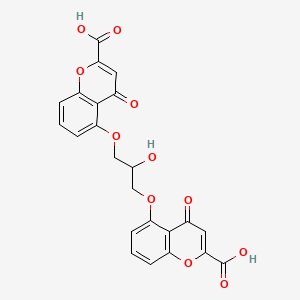 Chemical structure for CROMOLYN