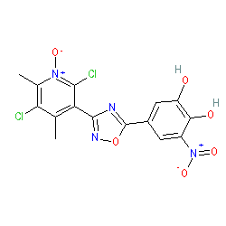 Chemical structure for OPICAPONE