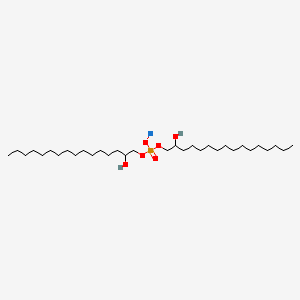 Chemical structure for SODIUM DIHYDROXYCETYL PHOSPHATE